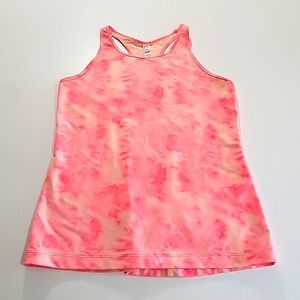 Under Armour Pink Tie Die Tank Sz M